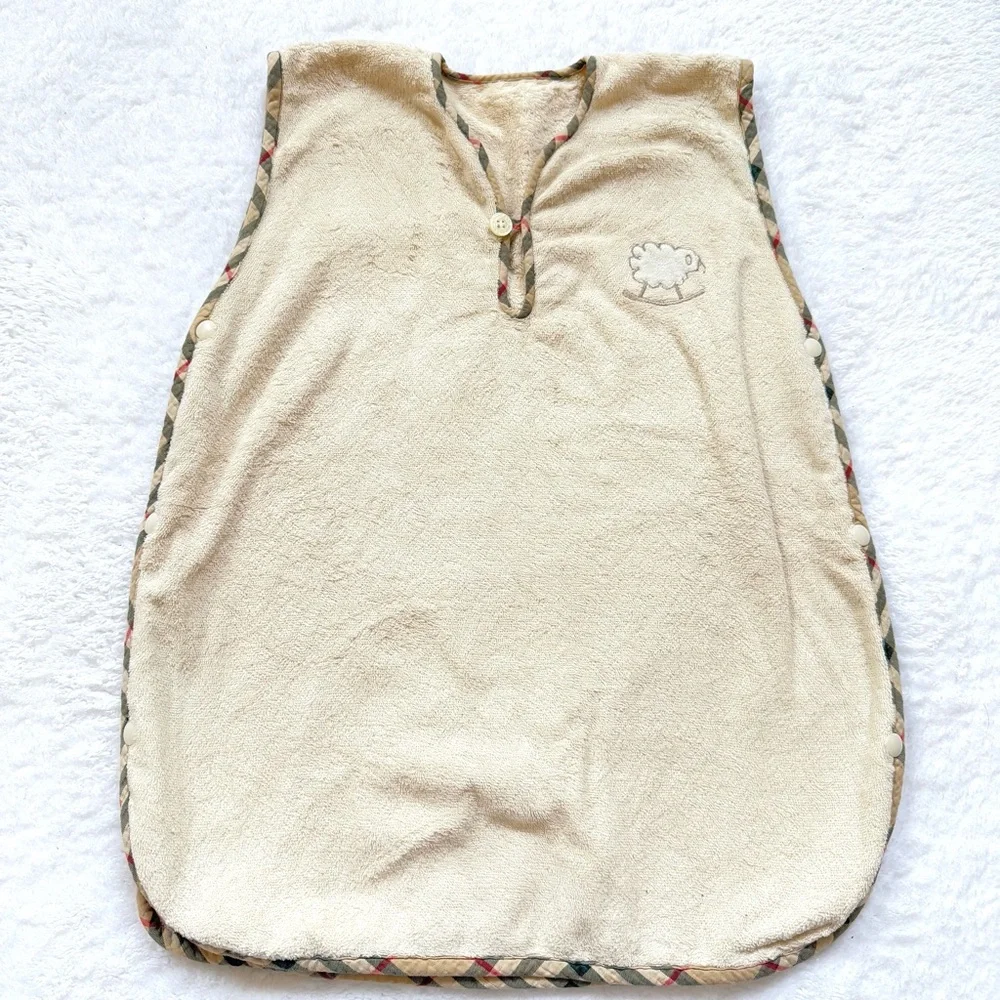 Burberry Baby Sleep Sack towel wearable blanket Nova check sheep sleeping vest